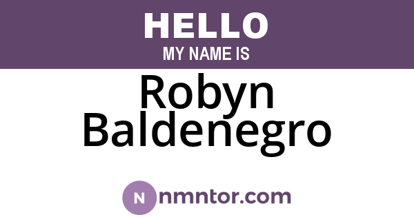 Robyn Baldenegro