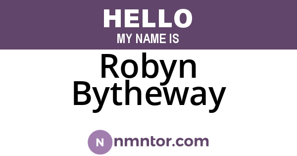 Robyn Bytheway