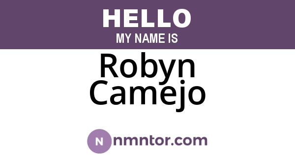 Robyn Camejo