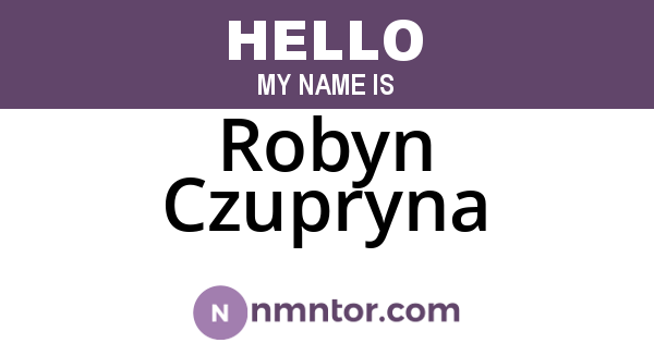 Robyn Czupryna