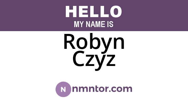 Robyn Czyz