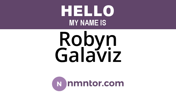 Robyn Galaviz