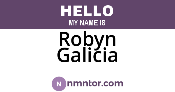 Robyn Galicia