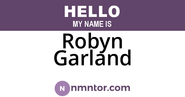 Robyn Garland