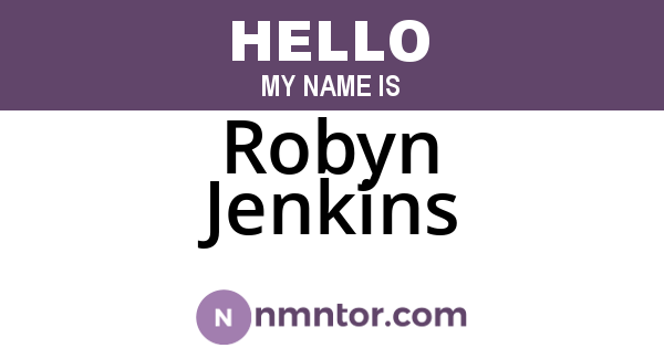 Robyn Jenkins