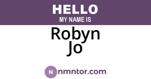 Robyn Jo