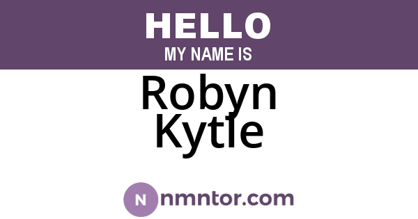 Robyn Kytle