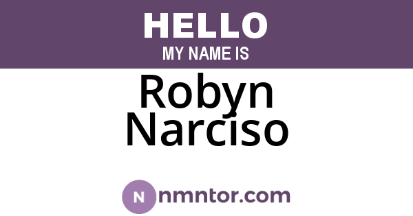 Robyn Narciso