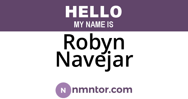 Robyn Navejar