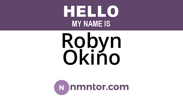 Robyn Okino