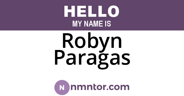 Robyn Paragas