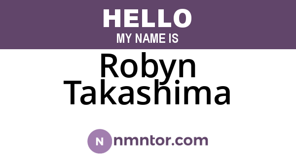 Robyn Takashima