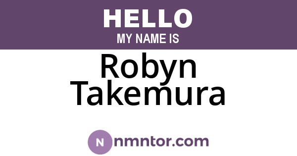 Robyn Takemura