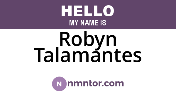 Robyn Talamantes