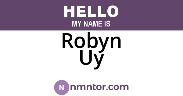 Robyn Uy