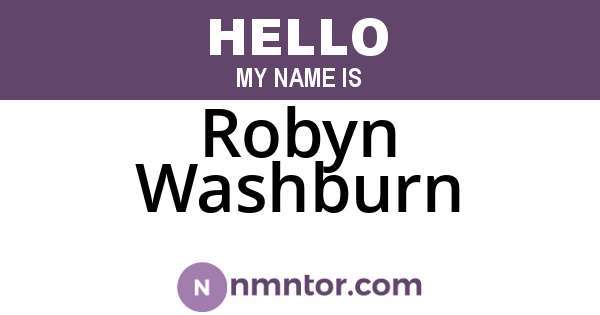 Robyn Washburn