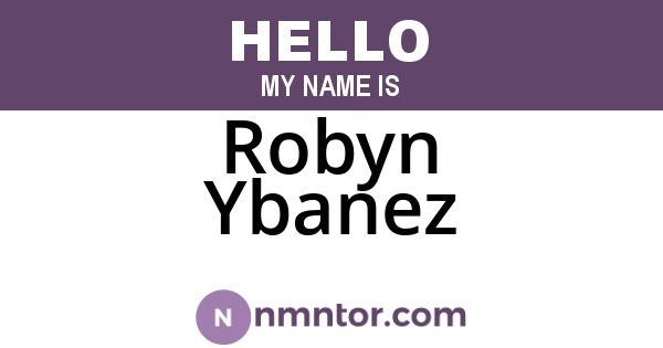 Robyn Ybanez