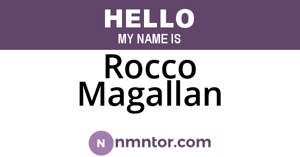 Rocco Magallan