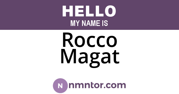 Rocco Magat