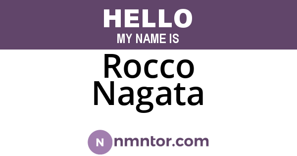 Rocco Nagata
