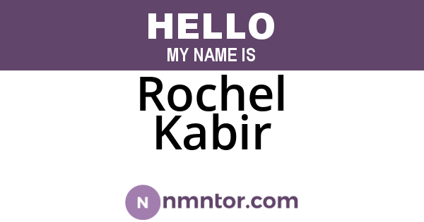 Rochel Kabir
