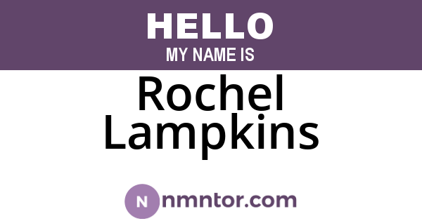 Rochel Lampkins