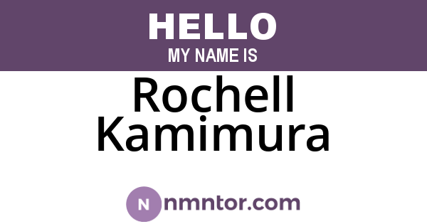 Rochell Kamimura