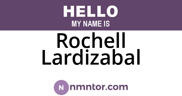 Rochell Lardizabal