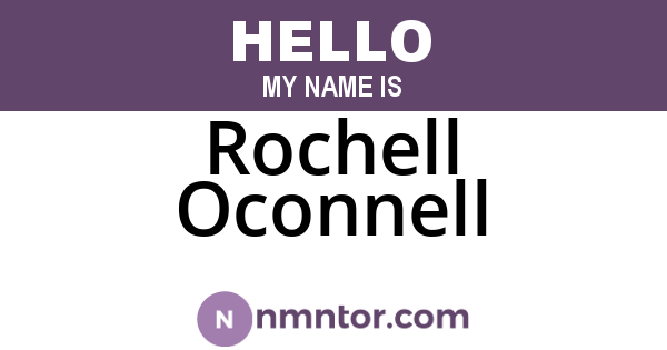 Rochell Oconnell