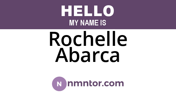 Rochelle Abarca