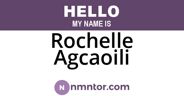 Rochelle Agcaoili