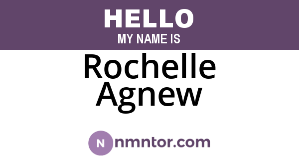 Rochelle Agnew
