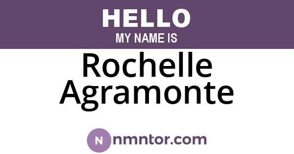 Rochelle Agramonte
