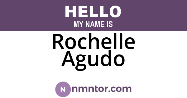 Rochelle Agudo