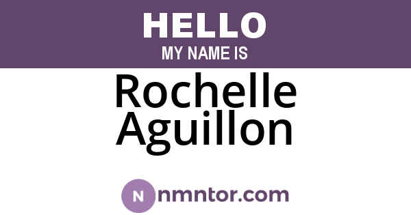 Rochelle Aguillon