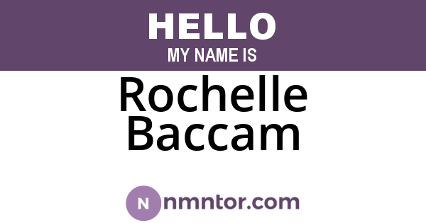 Rochelle Baccam