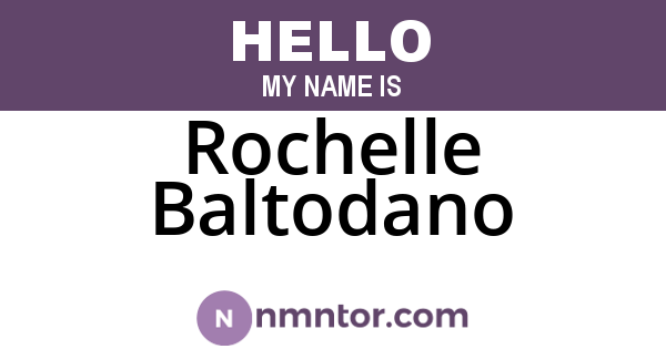 Rochelle Baltodano