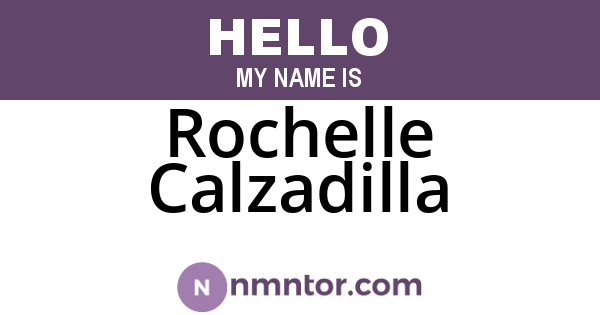 Rochelle Calzadilla