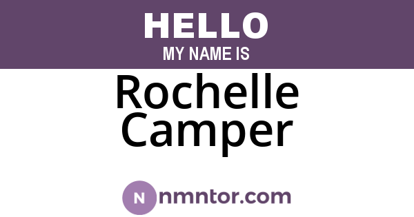 Rochelle Camper