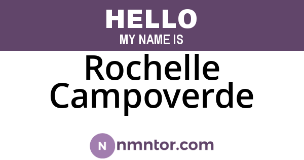 Rochelle Campoverde