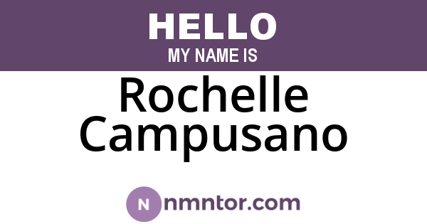 Rochelle Campusano