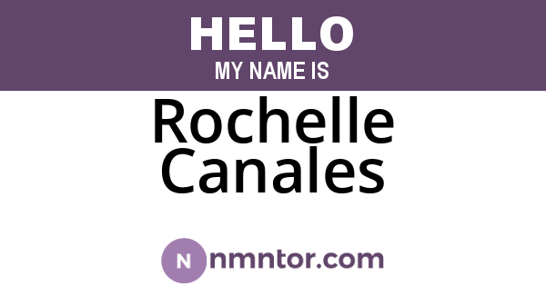 Rochelle Canales