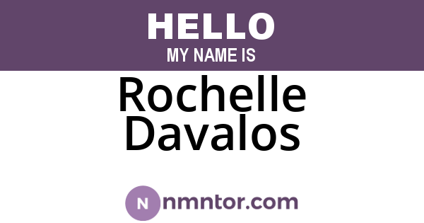 Rochelle Davalos