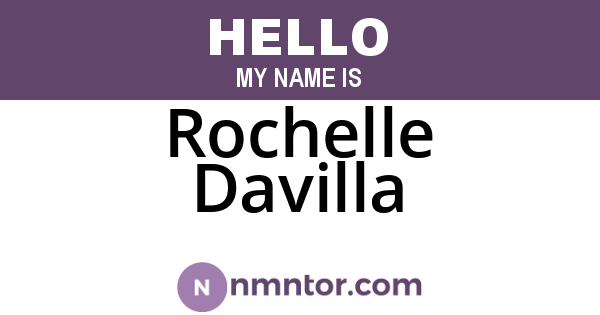 Rochelle Davilla