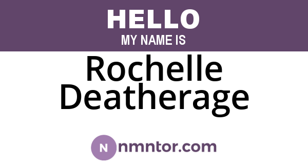 Rochelle Deatherage
