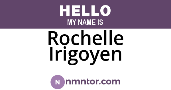 Rochelle Irigoyen