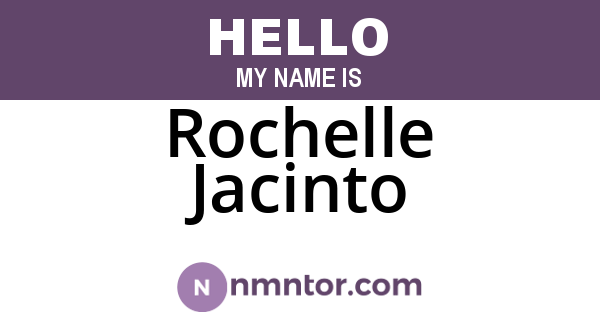 Rochelle Jacinto