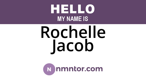 Rochelle Jacob
