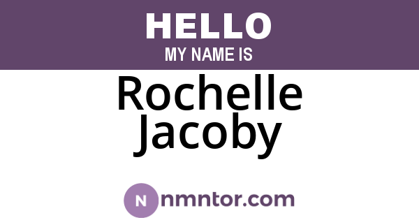 Rochelle Jacoby