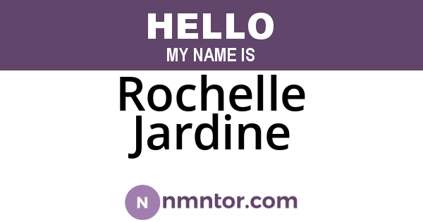 Rochelle Jardine